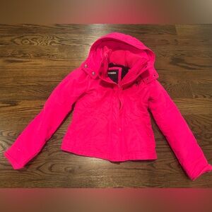 Abercrombie & Fitch Vibrant Pink Kids lined Jacket